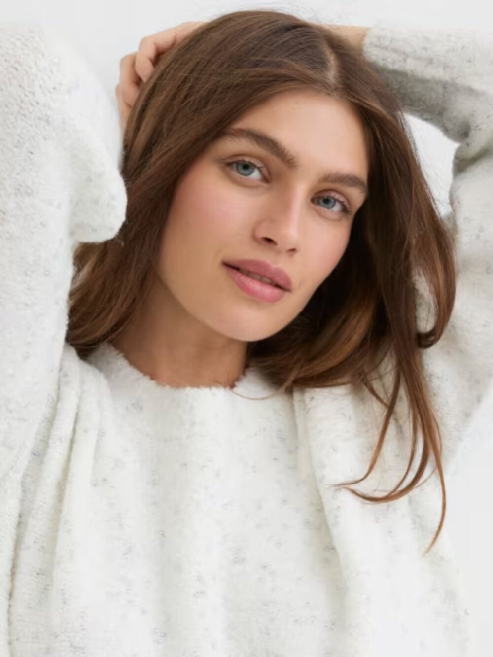 Loft Shimmer Boucle Relaxed Sweater